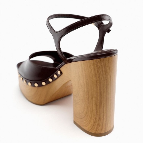 NWT Zara High Heel Platform Sandals | EU 39 - Picture 4 of 12